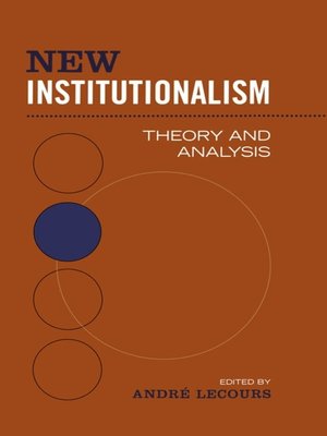 cover image of New Institutionalism